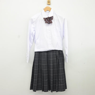 【中古】東京都 新宿中学校 女子制服 4点（ブレザー・シャツ・スカート）sf038213