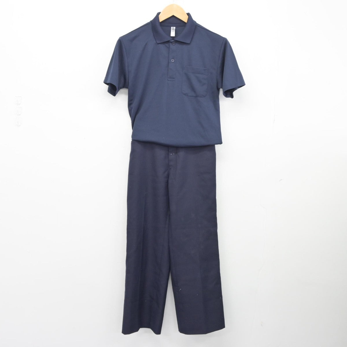 【中古】長野県 上田市立第一中学校 女子制服 3点（シャツ・ズボン）sf038236