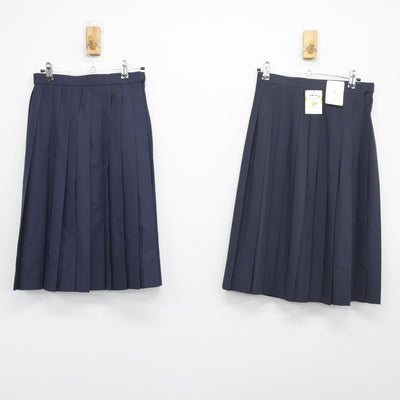 【中古】富山県 石動中学校 女子制服 2点（スカート）sf038246