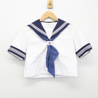 【中古】埼玉県 川口市立西中学校 女子制服 3点（セーラー服・スカート）sf038251