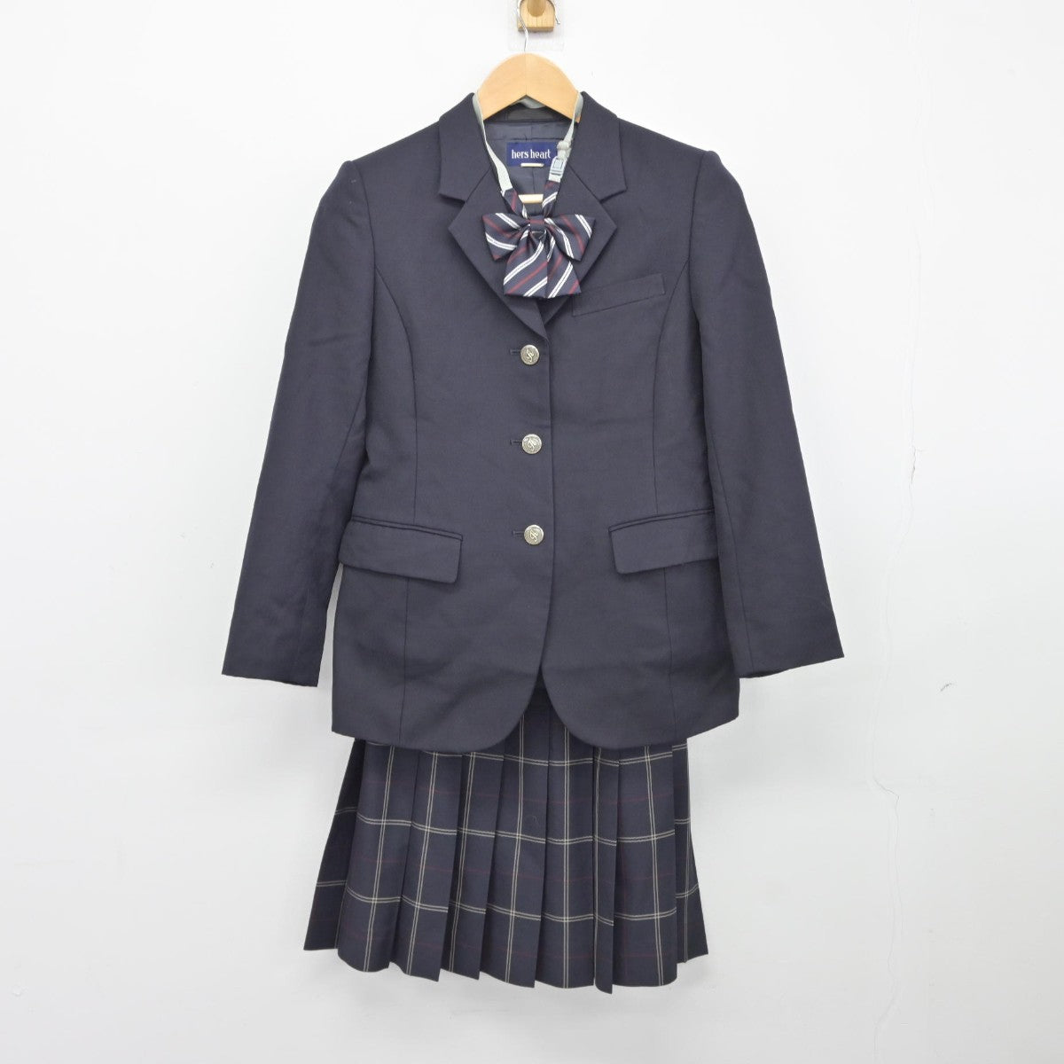 【中古】東京都 駒澤大学高等学校 女子制服 3点（ブレザー・スカート）sf038254