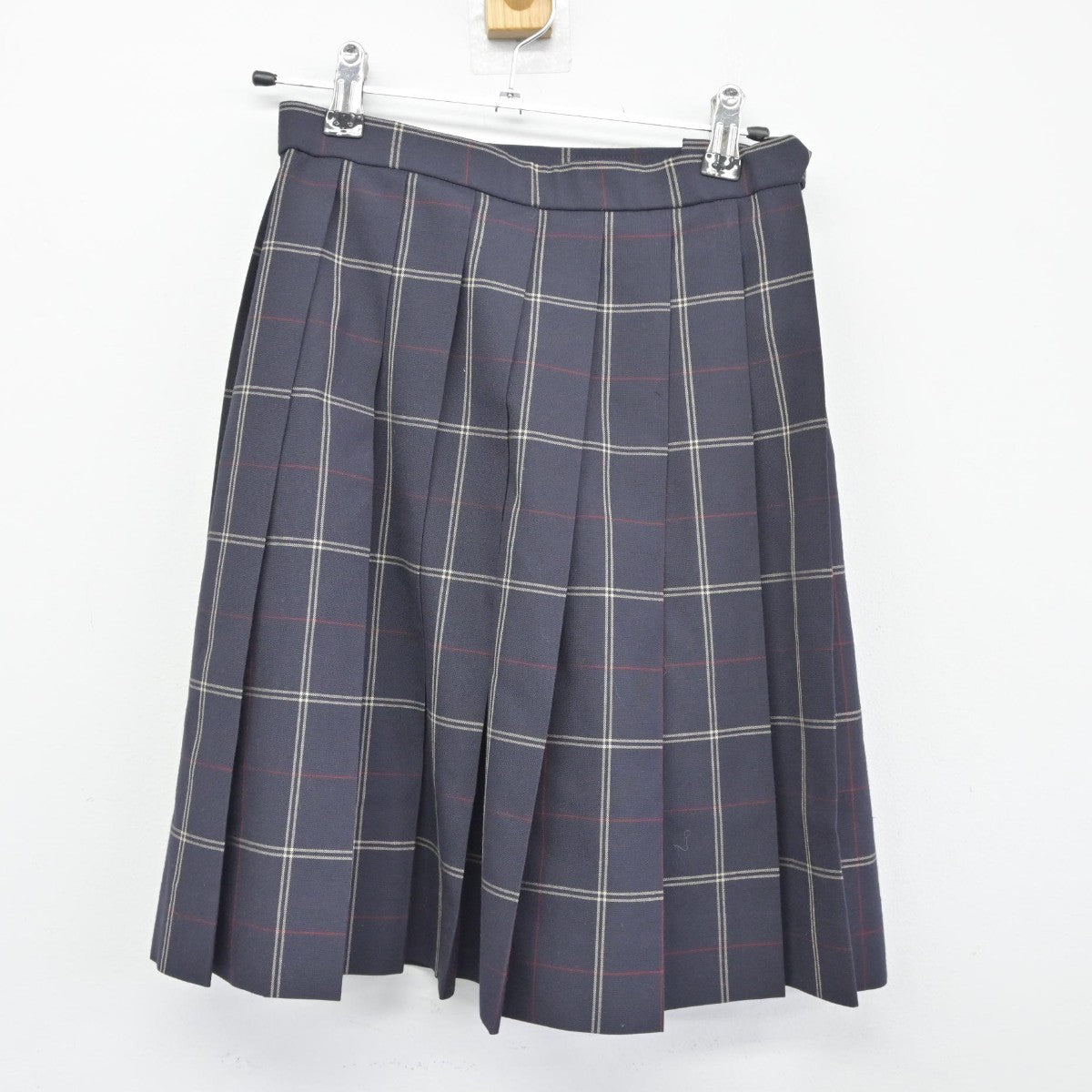 【中古】東京都 駒澤大学高等学校 女子制服 2点（ニット・スカート）sf038255