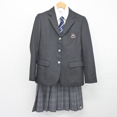 【中古】新潟県 柏崎工業高等学校 女子制服 4点（ブレザー・シャツ・スカート）sf038257