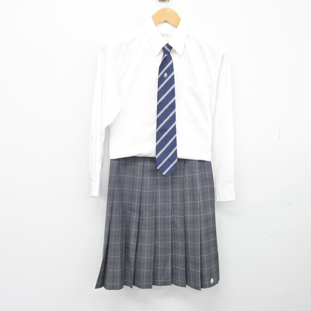 【中古】新潟県 柏崎工業高等学校 女子制服 4点（ブレザー・シャツ・スカート）sf038257 | 中古制服通販パレイド