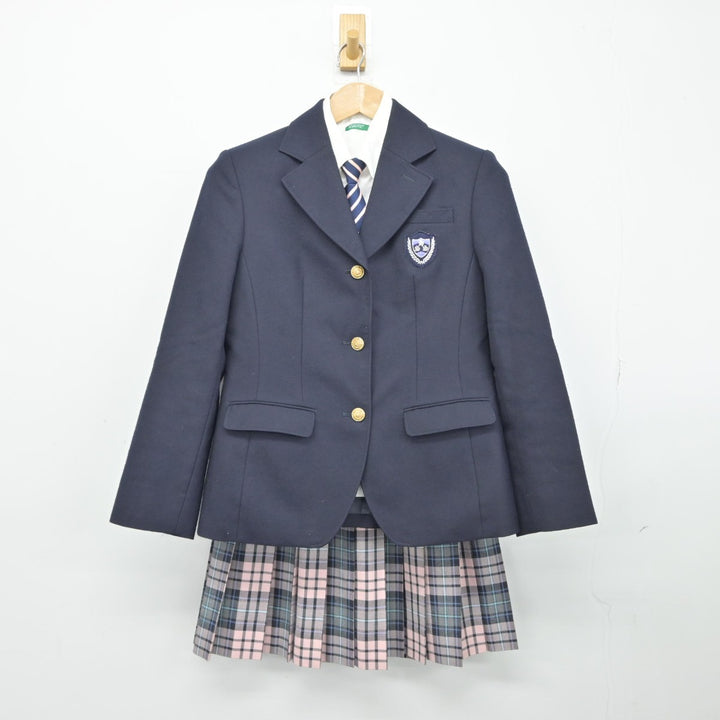 【中古】長崎県 創成館高等学校 女子制服 4点（ブレザー・シャツ・スカート）sf038260 | 中古制服通販パレイド