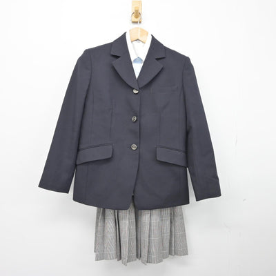 【中古】埼玉県 淑徳与野高等学校 女子制服 3点（ブレザー・シャツ・スカート）sf038266