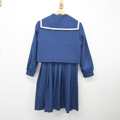 【中古】鹿児島県 桜丘中学校 女子制服 3点（ブレザー・ジャンパースカート）sf038287