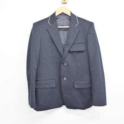 【中古】福岡県 福岡市内中学校新標準服 男子制服 3点（ブレザー・シャツ・ズボン）sf038303