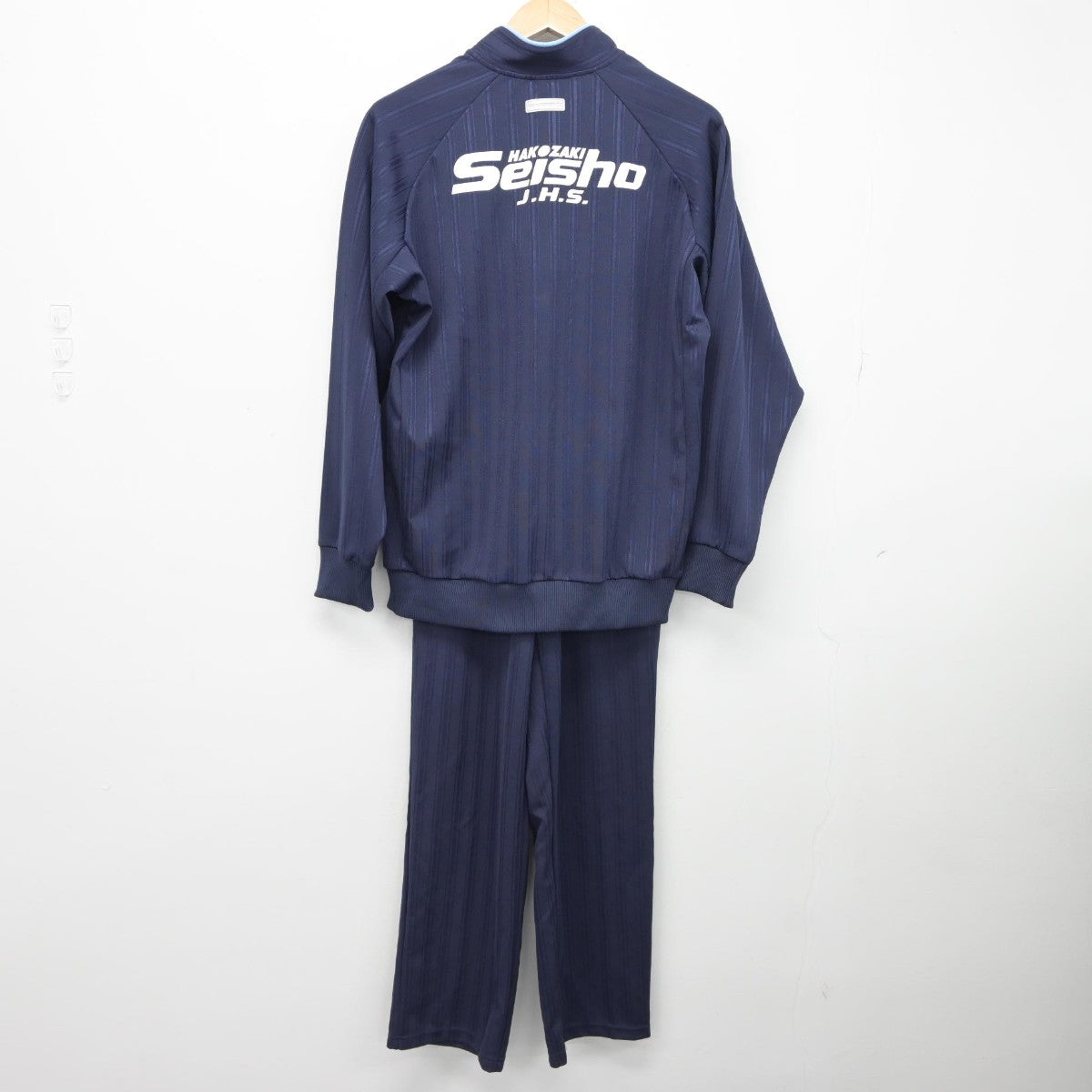 【中古】福岡県 箱崎清松中学校 男子制服 2点（ジャージ 上・ジャージ 下）sf038305