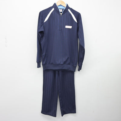 【中古】福岡県 箱崎清松中学校 女子制服 2点（ジャージ 上・ジャージ 下）sf038309