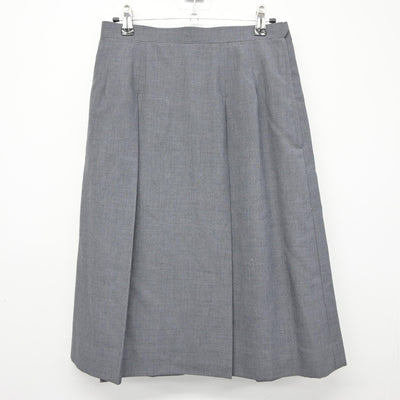 【中古】千葉県 木更津波岡中学校 女子制服 3点（シャツ・スカート）sf038328