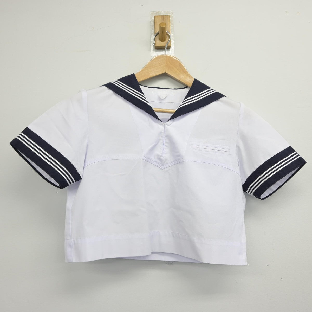 【中古】東京都 豊島岡女子学園 女子制服 2点（セーラー服・スカート）sf038339