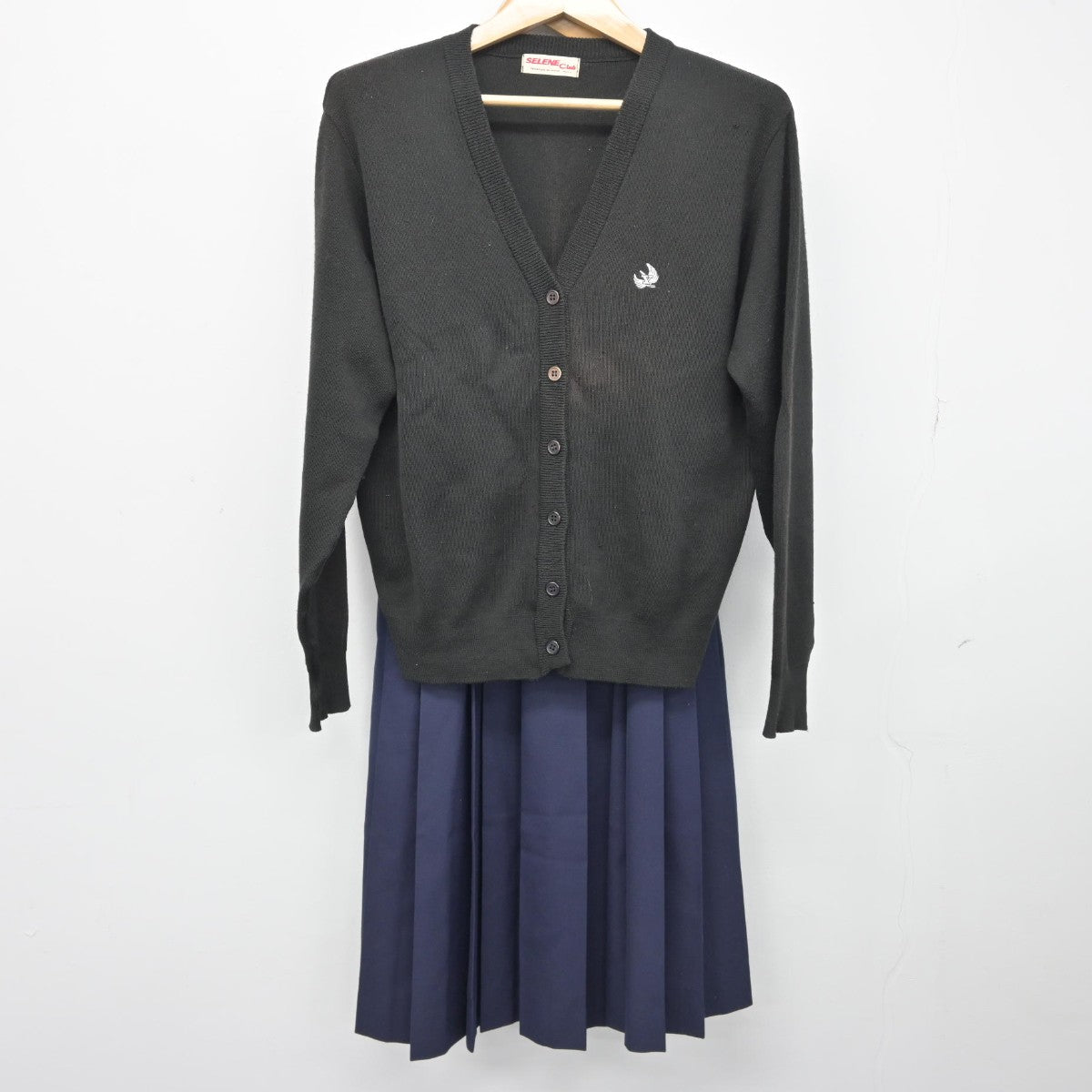 【中古】東京都 谷中中学校 女子制服 3点（ニット・ジャンパースカート）sf038345