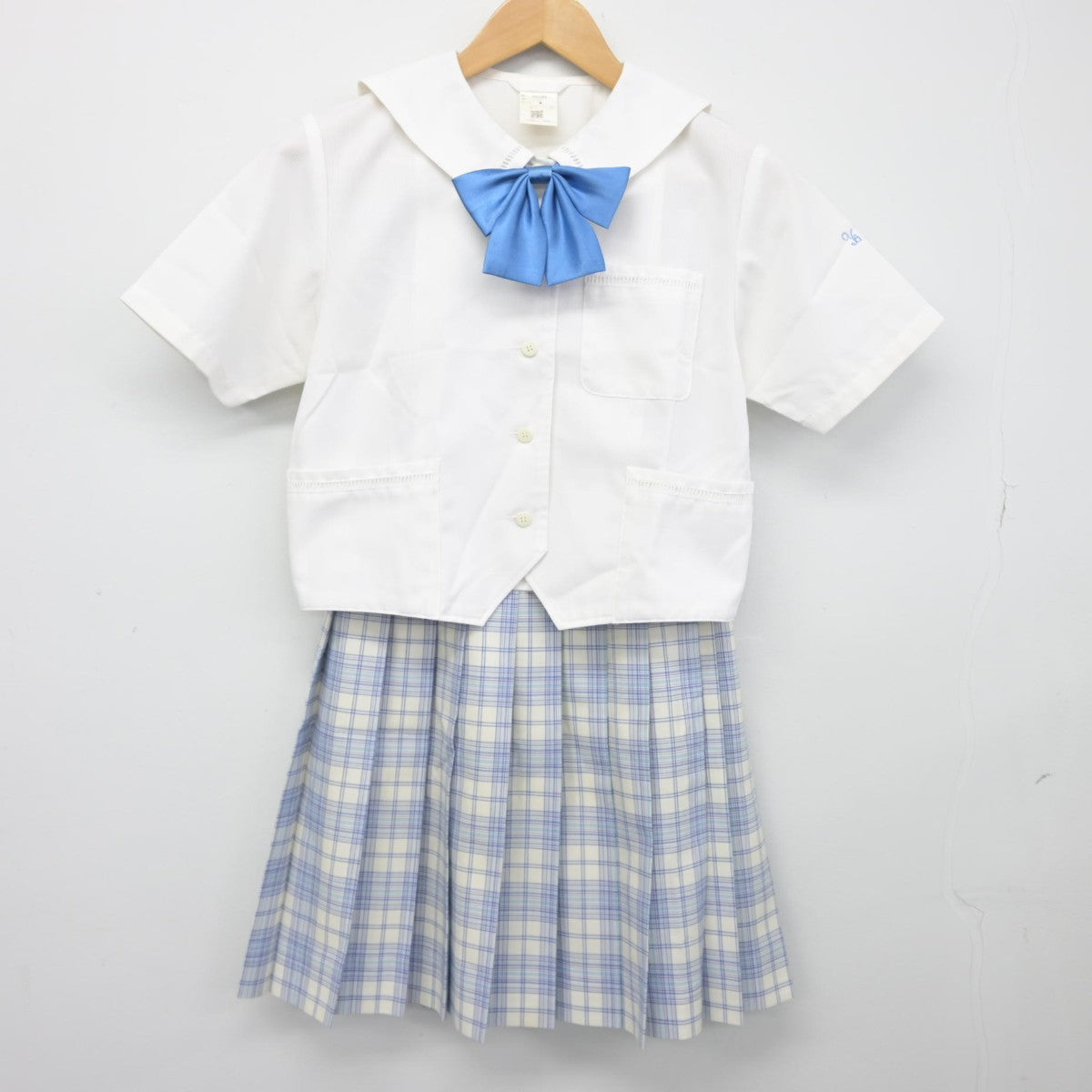 【中古】東京都 八雲学園中学校高等学校 女子制服 4点（セーラー服・スカート）sf038349