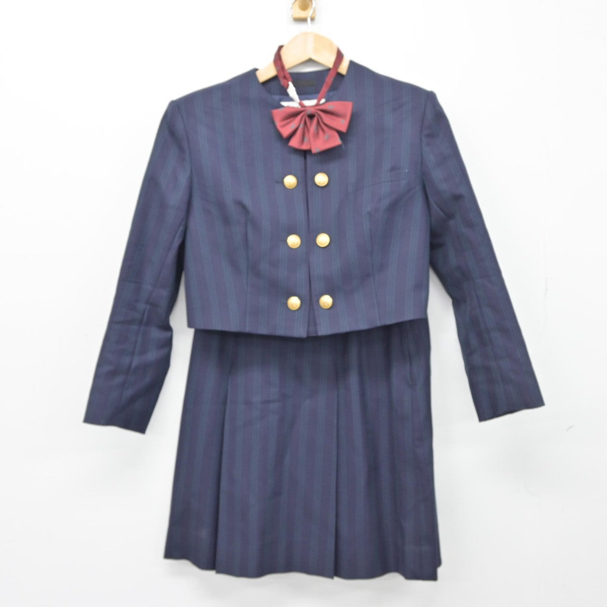 【中古】静岡県 浜松学芸高等学校 女子制服 3点（ブレザー・スカート）sf038397