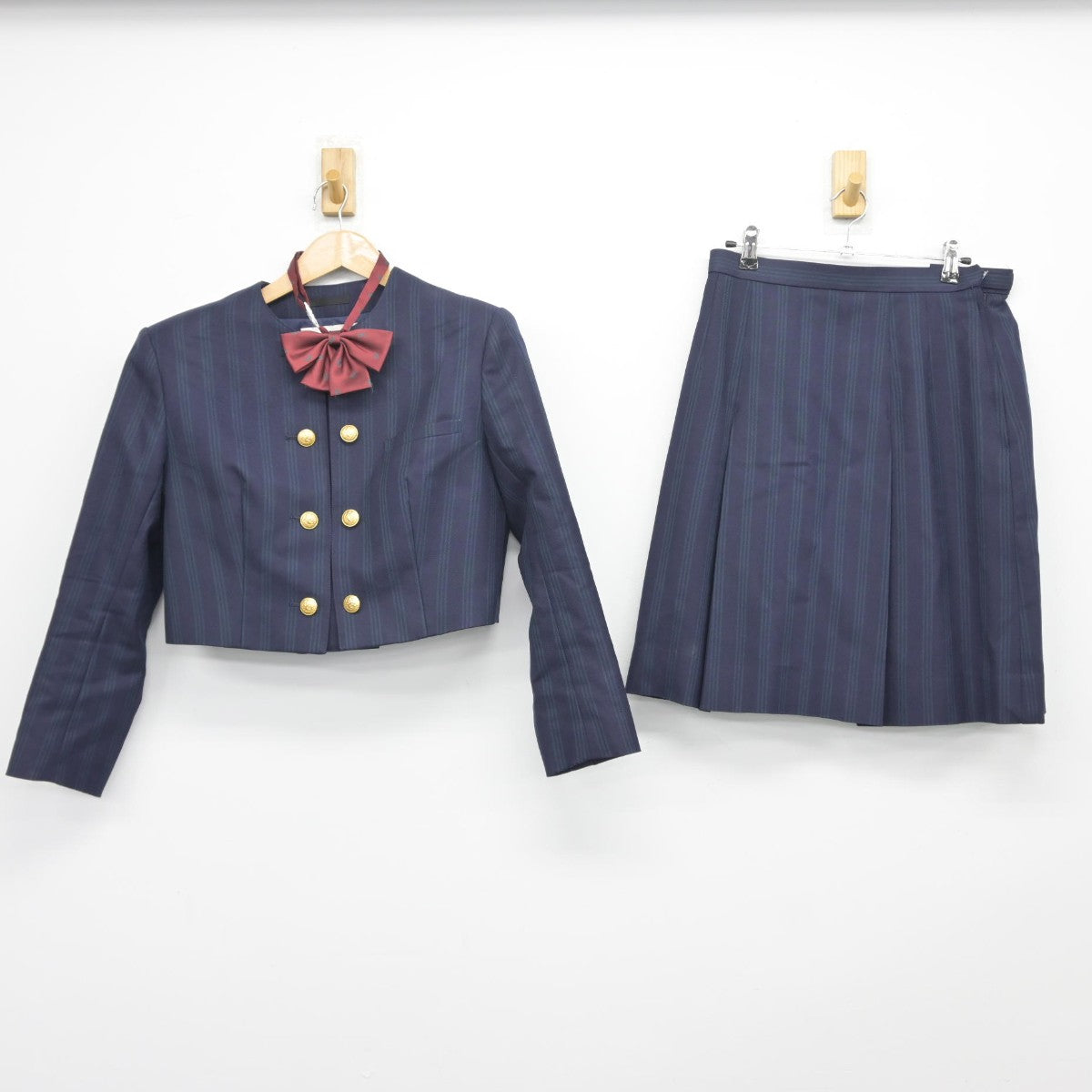 【中古】静岡県 浜松学芸高等学校 女子制服 3点（ブレザー・スカート）sf038397