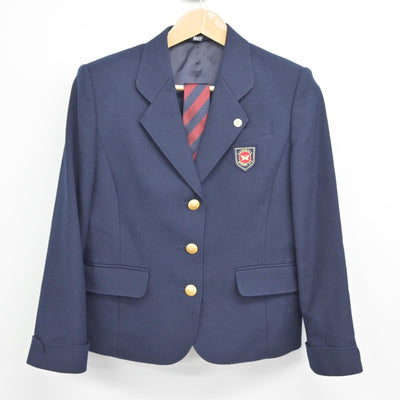 【中古】埼玉県 越谷南高等学校 女子制服 4点（ブレザー・スカート）sf038399