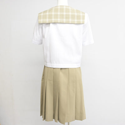 【中古】埼玉県 越谷南高等学校 女子制服 2点（セーラー服・スカート）sf038401