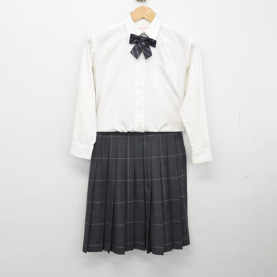 【中古】東京都 都立総合芸術高等学校 女子制服 5点（ブレザー・ベスト・シャツ・スカート）sf038407