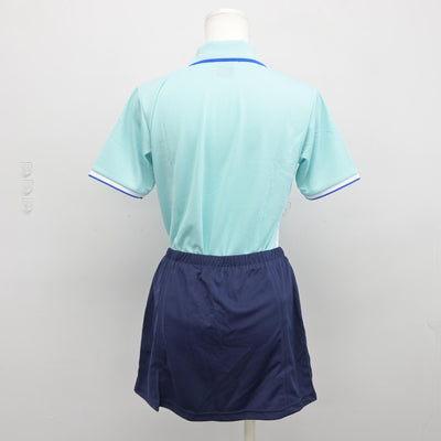 【中古】岐阜県 土岐津中学校/テニス部ユニフォーム 女子制服 2点（部活ユニフォーム 上・部活ユニフォーム 下）sf038411