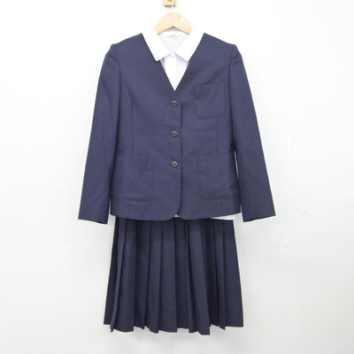 【中古】新潟県 十日町中学校 女子制服 3点（ブレザー・シャツ・スカート）sf038421