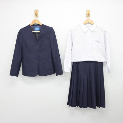 【中古】新潟県 十日町中学校 女子制服 3点（ブレザー・シャツ・スカート）sf038421