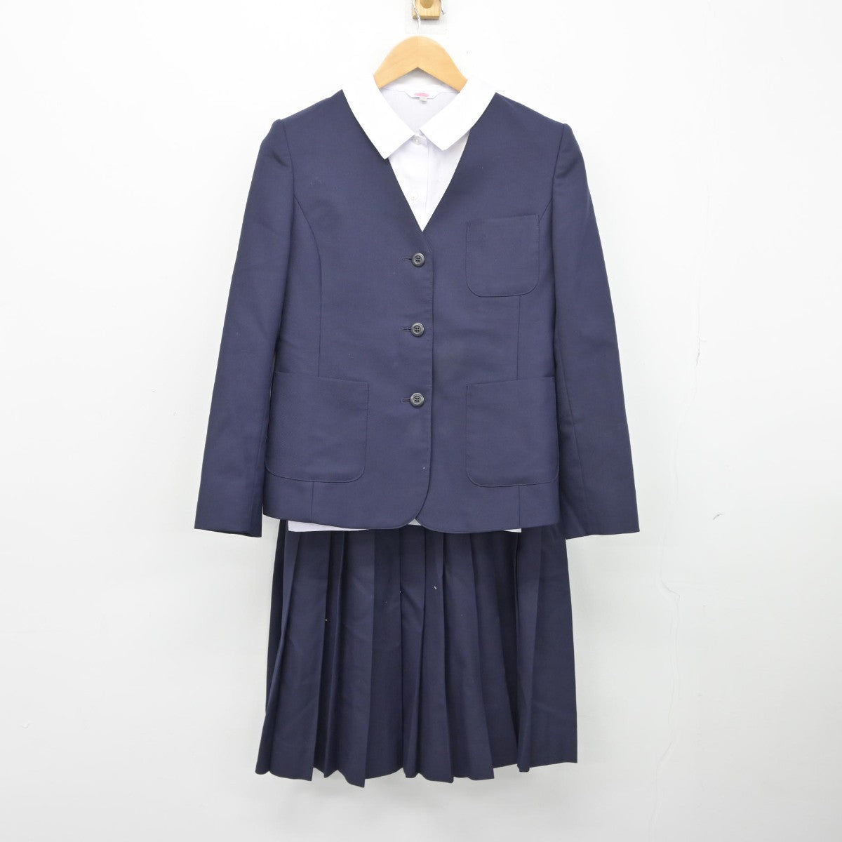 【中古】新潟県 十日町中学校 女子制服 3点（ブレザー・シャツ・スカート）sf038422