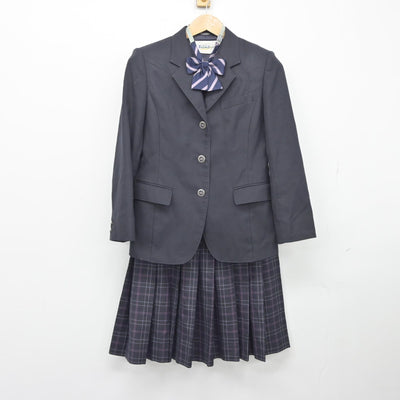 【中古】神奈川県 逗子中学校 女子制服 3点（ブレザー・スカート）sf038431