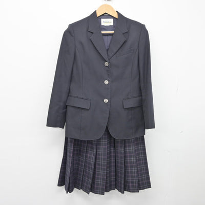 【中古】神奈川県 逗子中学校 女子制服 2点（ブレザー・スカート）sf038432