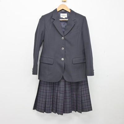 【中古】神奈川県 逗子中学校 女子制服 2点（ブレザー・スカート）sf038433