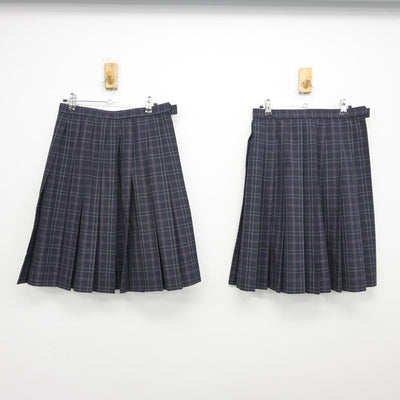 【中古】神奈川県 逗子中学校 女子制服 2点（スカート）sf038435