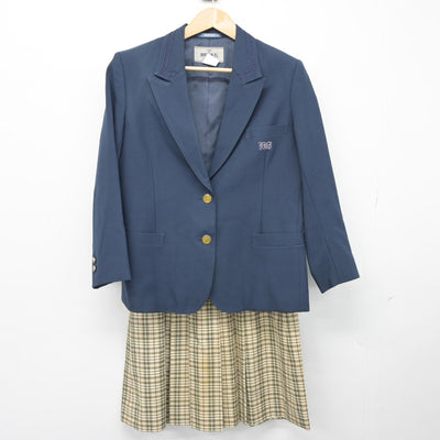 【中古】岐阜県 揖斐高等学校 女子制服 3点（ブレザー・スカート）sf038449