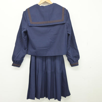 【中古】鳥取県 米子南高等学校 女子制服 3点（セーラー服・スカート）sf038467