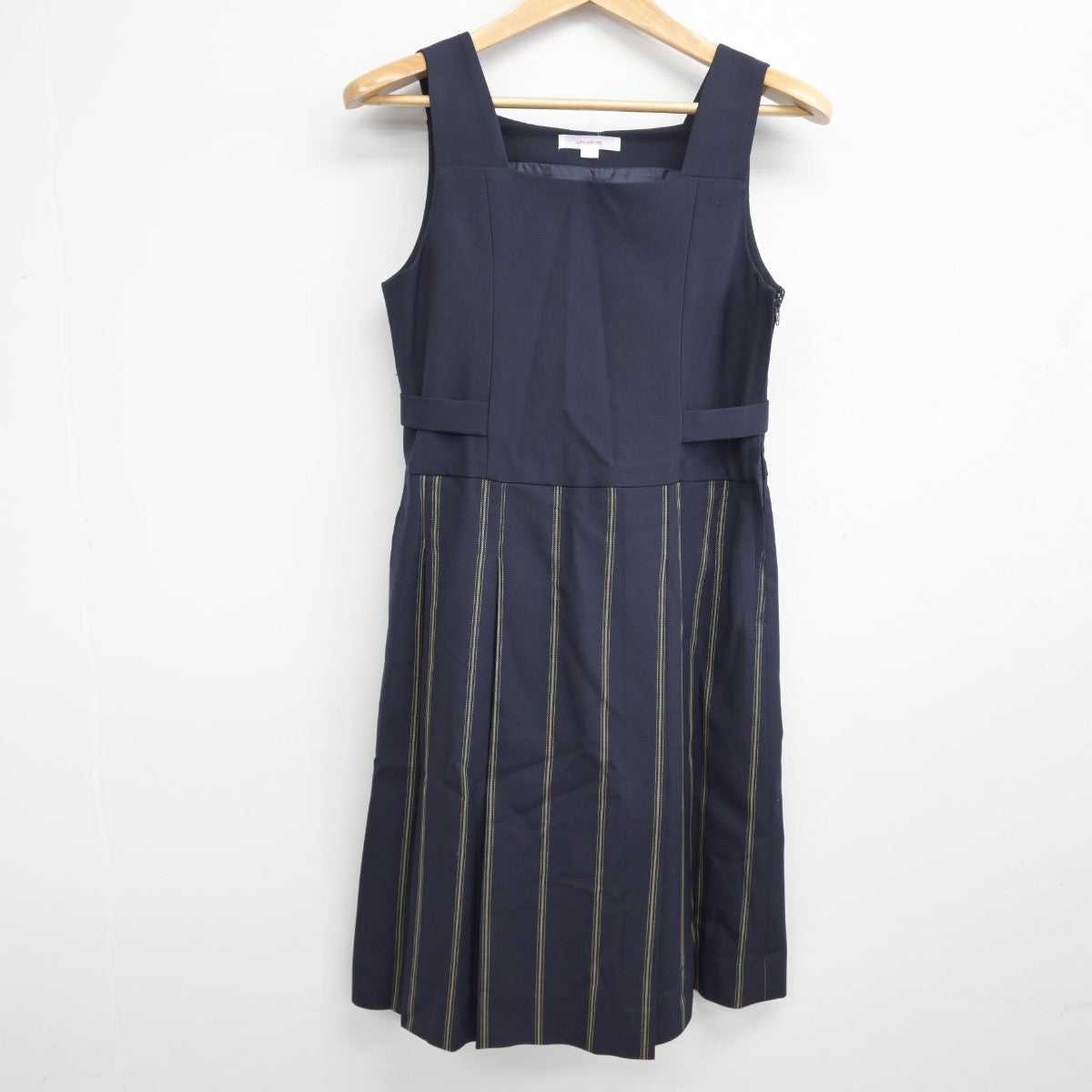 【中古】佐賀県 佐賀清和高等学校 女子制服 3点（ブレザー・シャツ・ジャンパースカート）sf038489