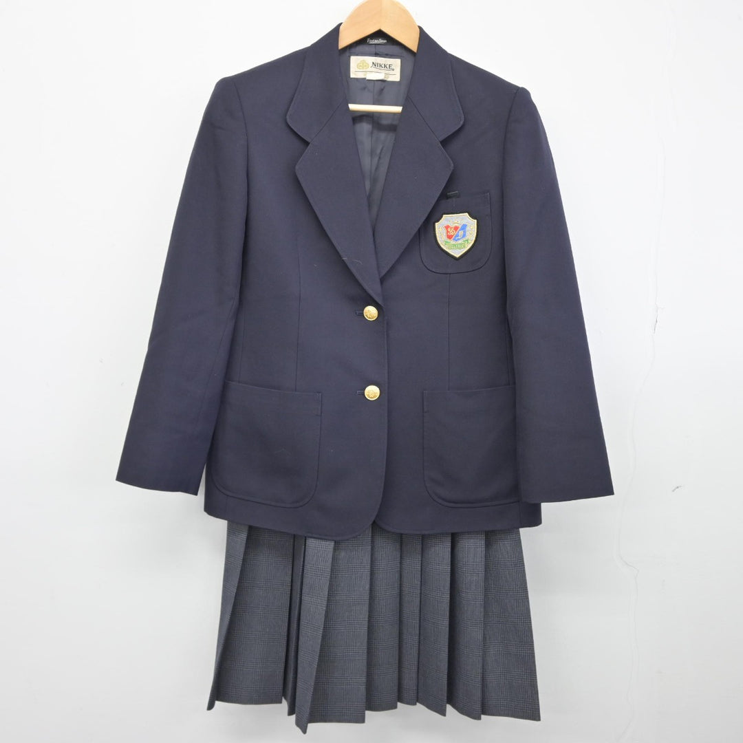 【中古】大阪府 吹田市立第一中学校 女子制服 3点（ブレザー・スカート）sf038494