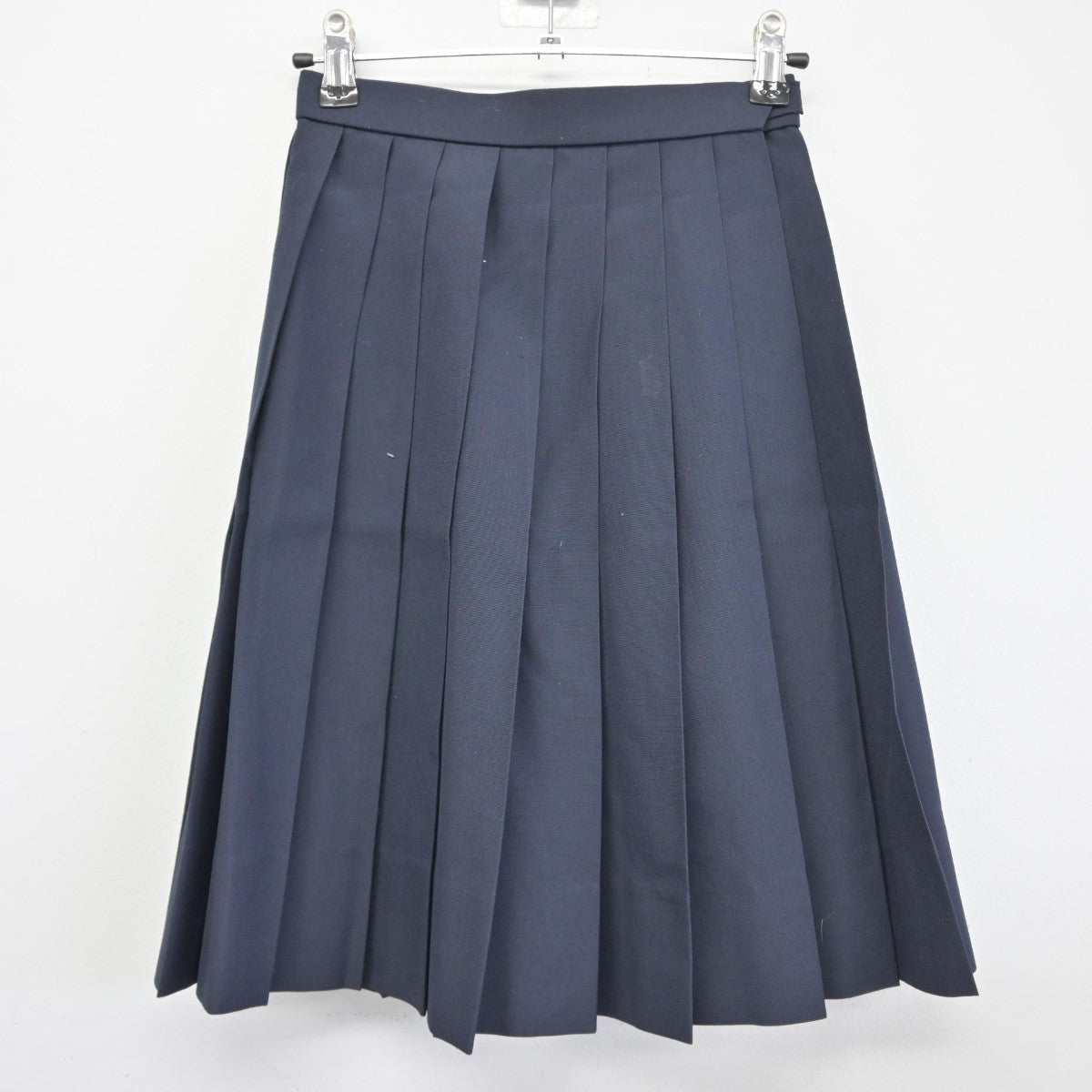 【中古】東京都 普連土学園中学校 女子制服 3点（ニットベスト・シャツ・スカート）sf038498