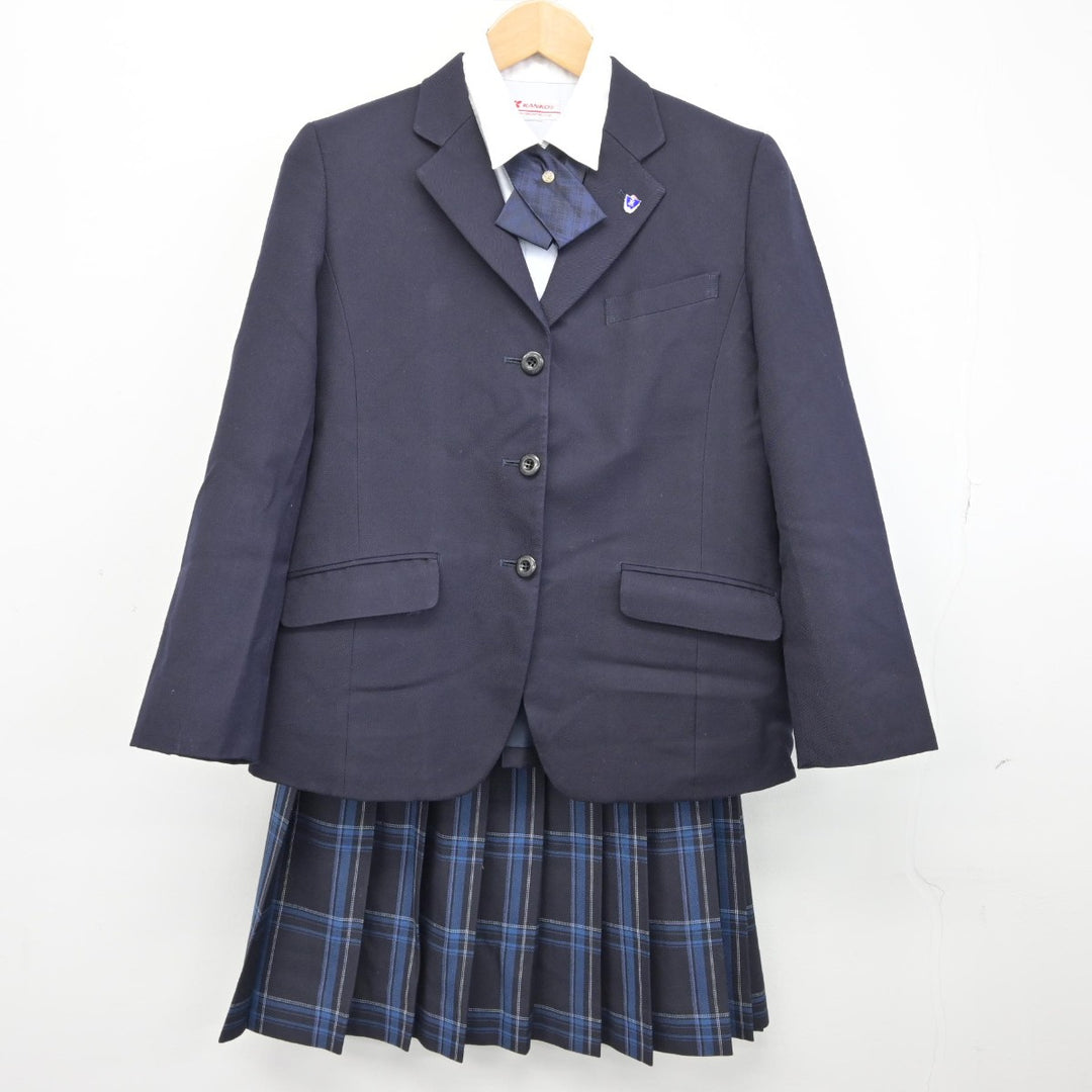 【中古】東京都 東京家政大学附属女子高等学校 女子制服 5点（ブレザー・シャツ・スカート）sf038510