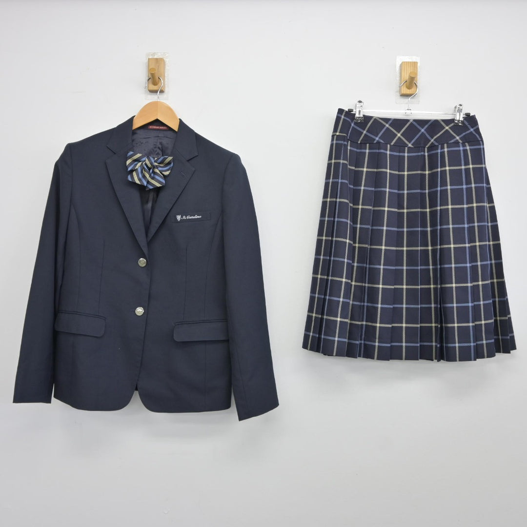 中古】愛媛県 聖カタリナ学園高等学校/旧モデル 女子制服 3点（ブレザー・スカート）sf038519 | 中古制服通販パレイド