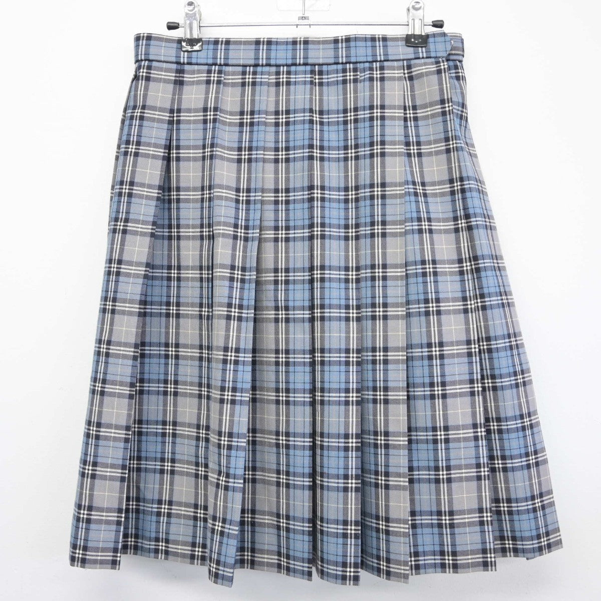 【中古】東京都 千早高等学校 女子制服 5点（ニットベスト・シャツ・スカート）sf038523