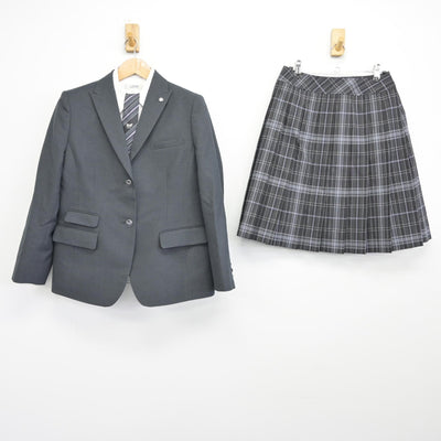 【中古】宮城県 東北高等学校 女子制服 7点（ブレザー・シャツ・スカート）sf038525