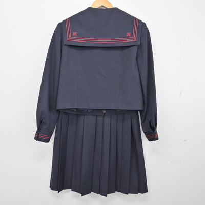 【中古】東京都 日本大学豊山女子中学校 女子制服 5点（ニット・セーラー服・スカート）sf038529