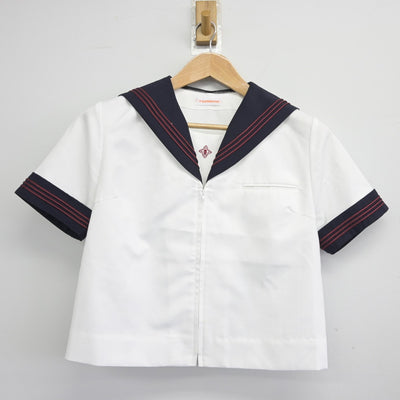 【中古】東京都 日本大学豊山女子中学校 女子制服 2点（セーラー服・スカート）sf038531