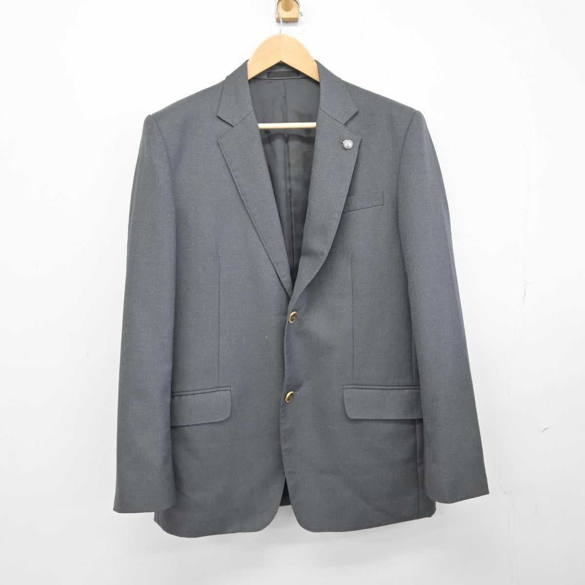 【中古】東京都 日野高等学校 男子制服 3点（ブレザー）sf038555