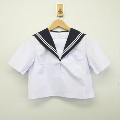 【中古】愛知県 鶴城中学校 女子制服 2点（セーラー服・スカート）sf038563