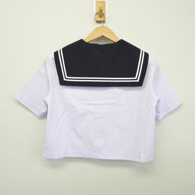 【中古】愛知県 鶴城中学校 女子制服 2点（セーラー服・スカート）sf038563