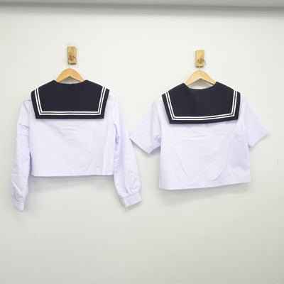 【中古】愛知県 鶴城中学校 女子制服 2点（セーラー服・セーラー服）sf038564