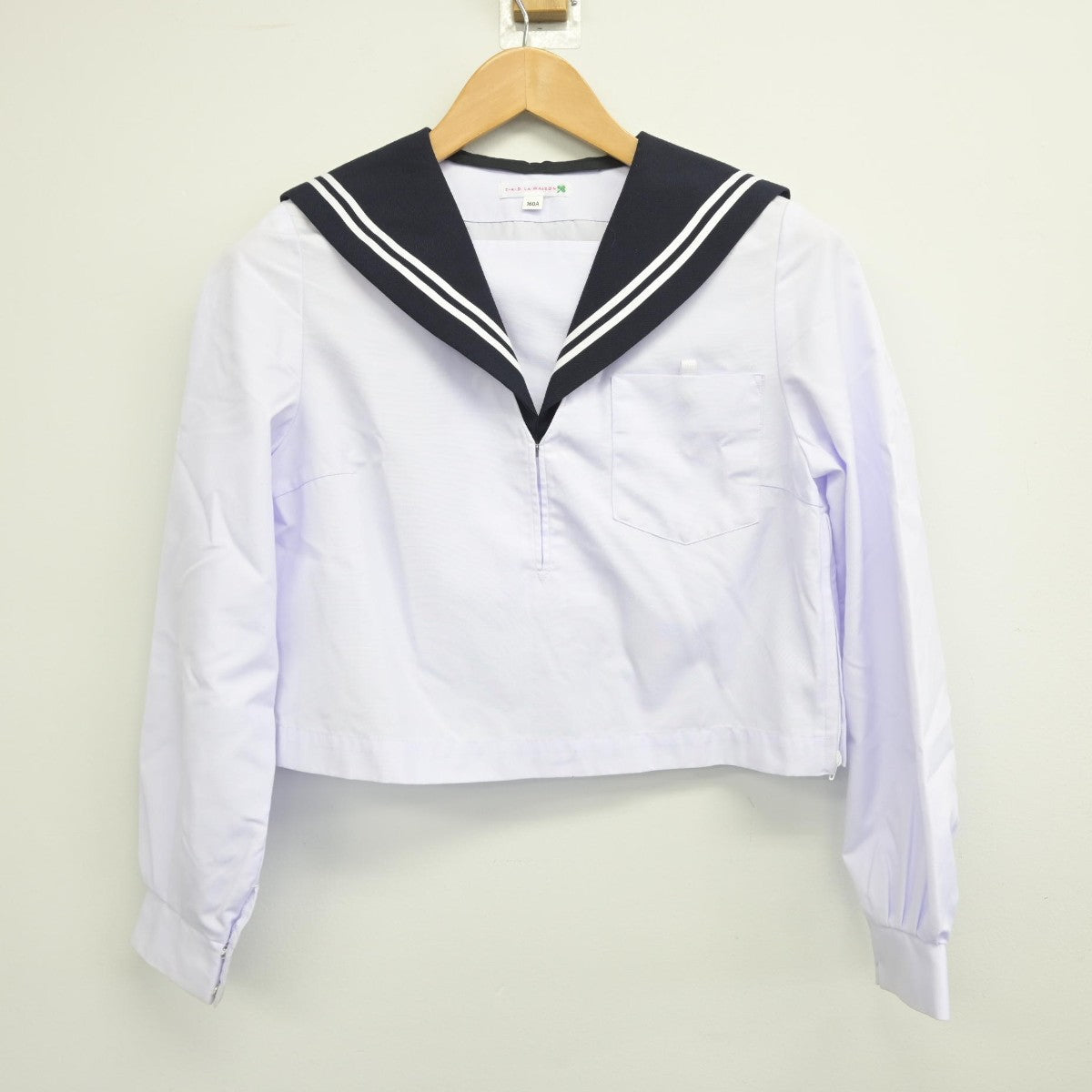 【中古】愛知県 鶴城中学校 女子制服 2点（セーラー服・セーラー服）sf038564