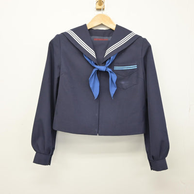 【中古】北海道 永山南中学校 女子制服 3点（セーラー服・スカート）sf038577