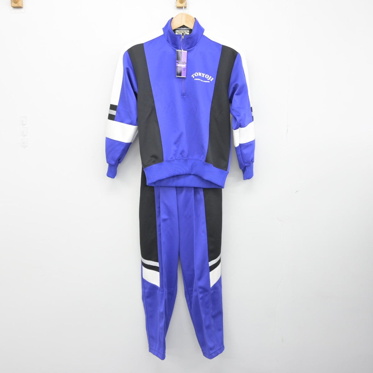 【中古】福井県 灯明寺中学校 女子制服 3点（ジャージ 上・体操服 上・ジャージ 下）sf038585