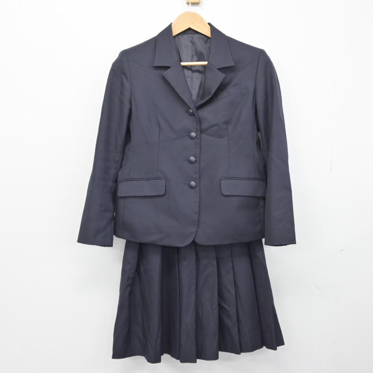 【中古】宮城県 仙台二華高等学校 女子制服 3点（ブレザー・ニット・スカート）sf038595